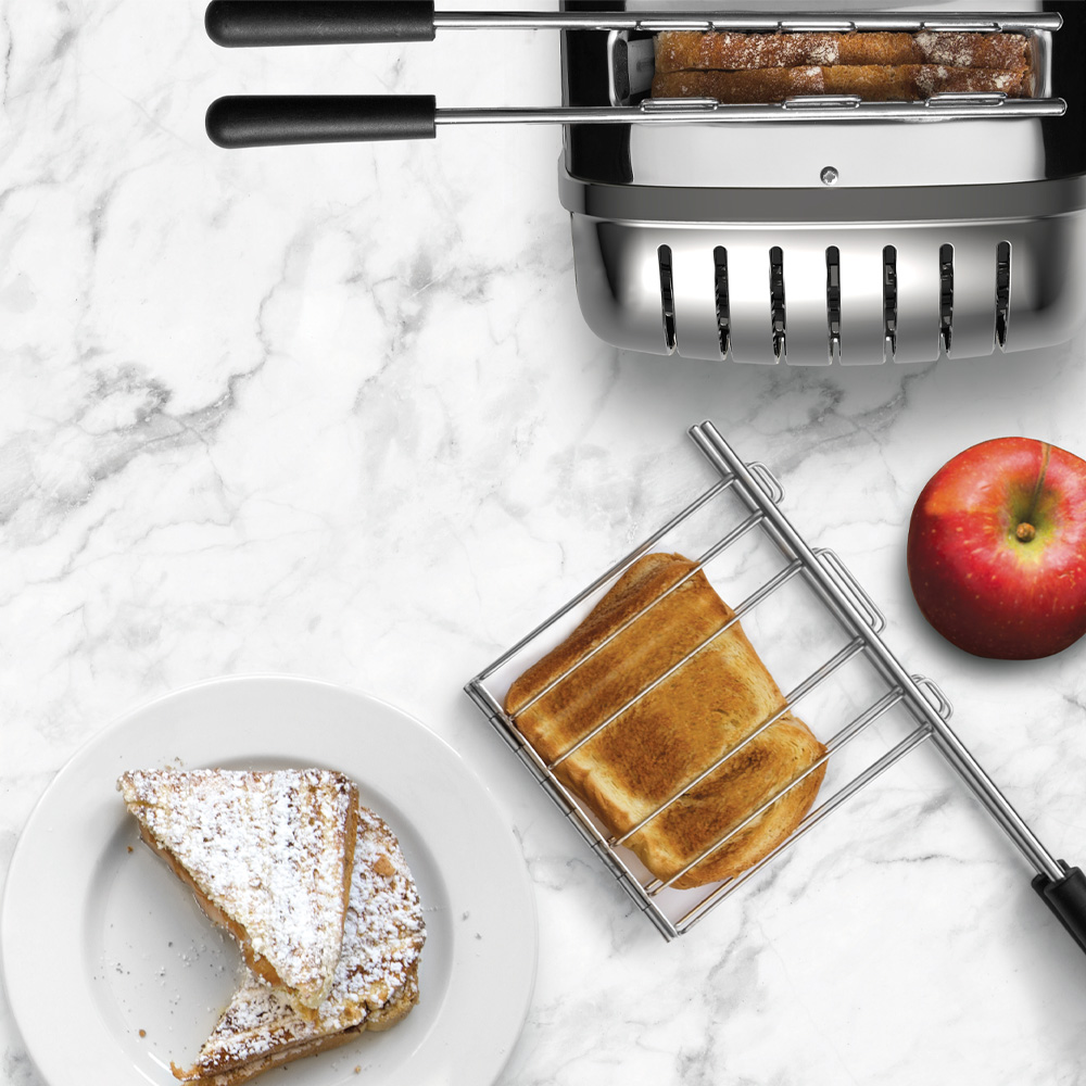 Classic Combi Brödrost 2+1 Skivor Toastgaller Rostfri