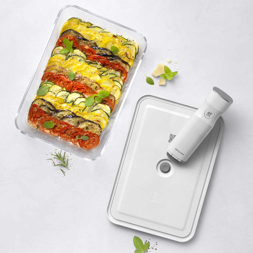 Vakuumform Borosilikatglas Rektangulär 2,8 l