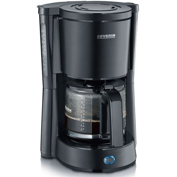 Kaffemaskin 1000W Matt Svart