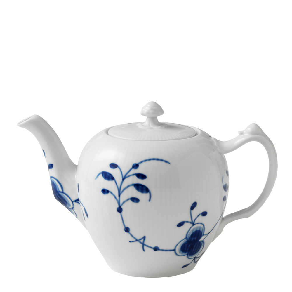 Blue Fluted Mega Tekanna 1 L