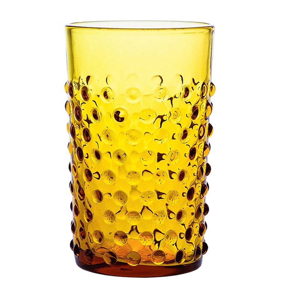 Hobnail Glas 20 cl Amber