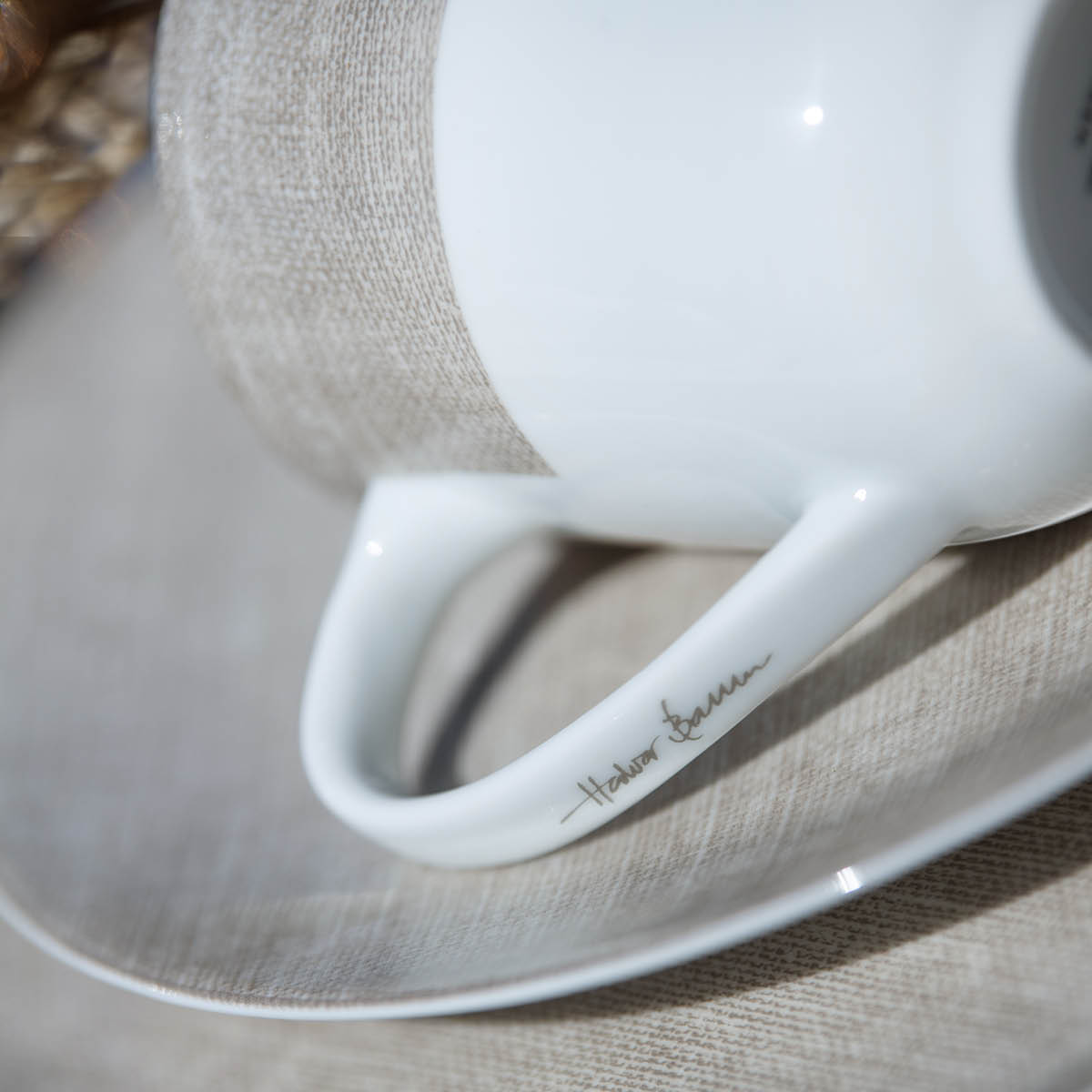 Linen Mugg 35 cl Beige