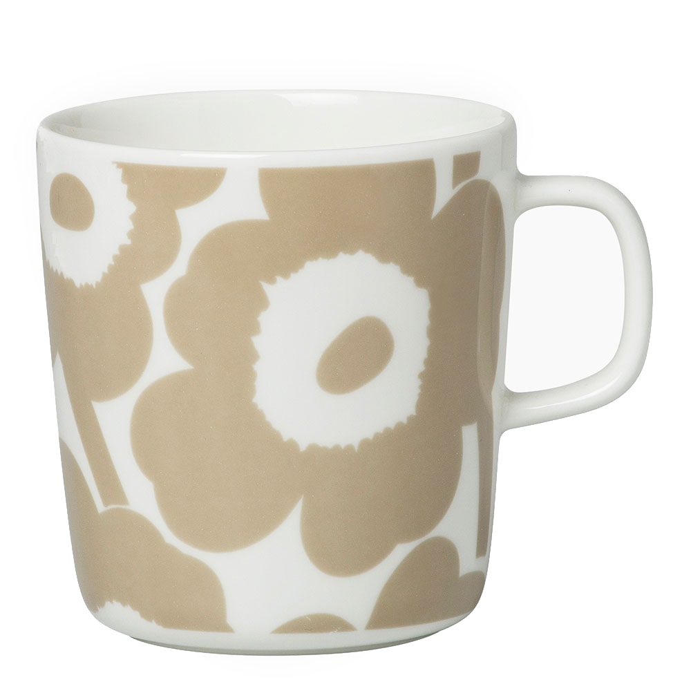 Unikko Mugg 40 cl Beige/Vit