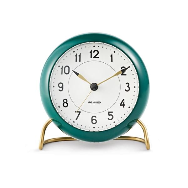 Station Bordsur 11 cm Grön/Mässing