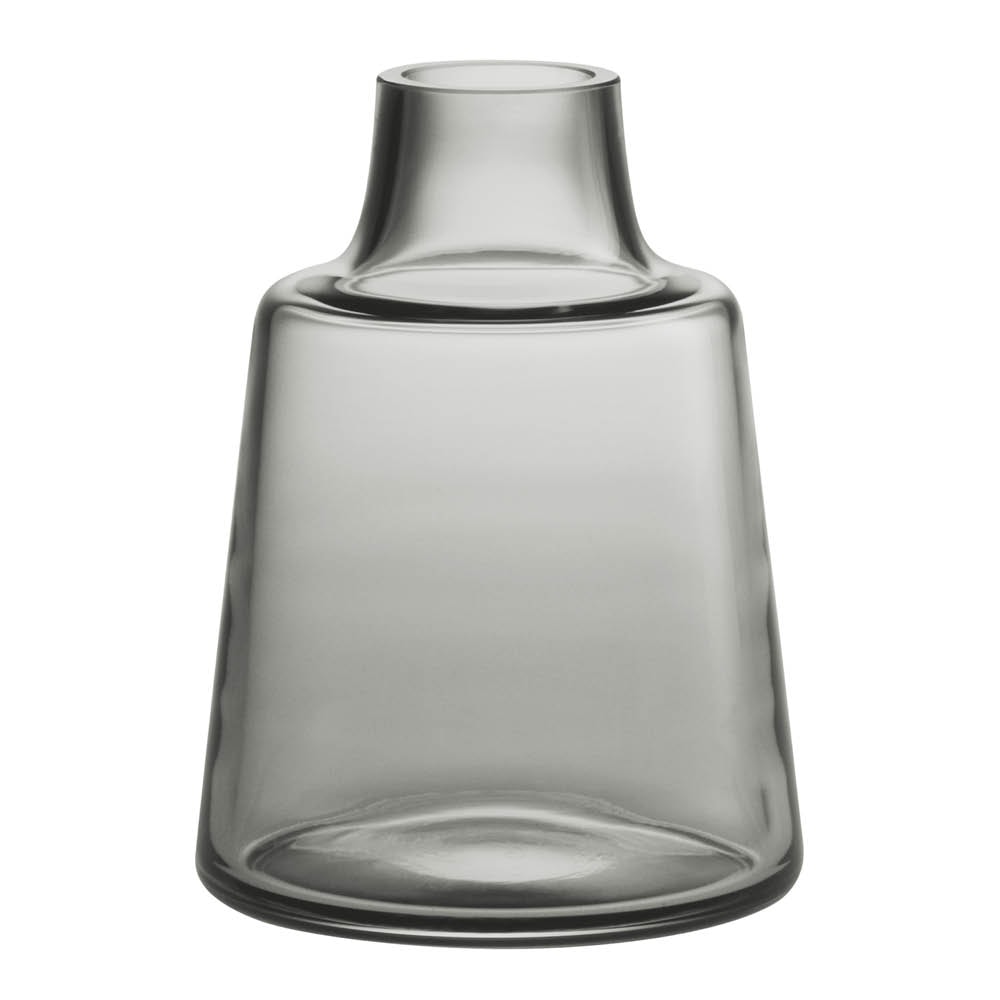 Flora Vas 12 cm Smoke kort hals