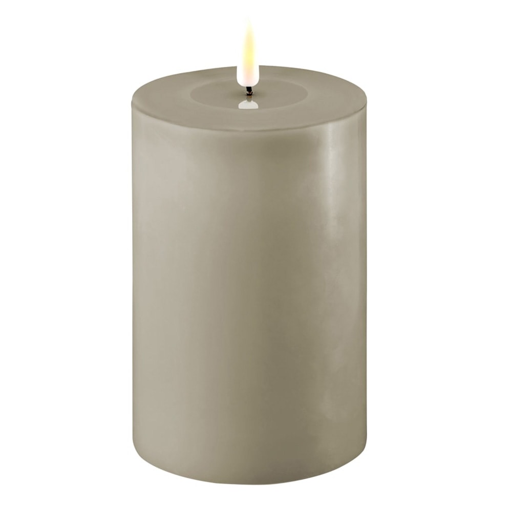 Blockljus Led 10x15 cm Sand