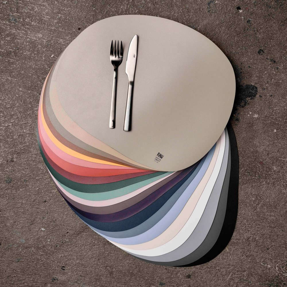 Raw Organic Bordstablett Silikon 41x33,5 cm Mellow Clay