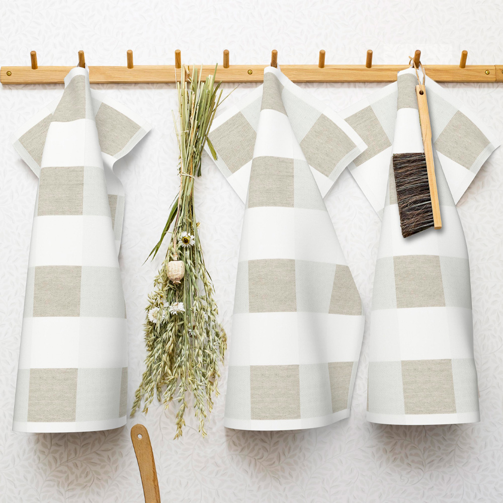 Schack 080 Handduk 50x70 cm Natur