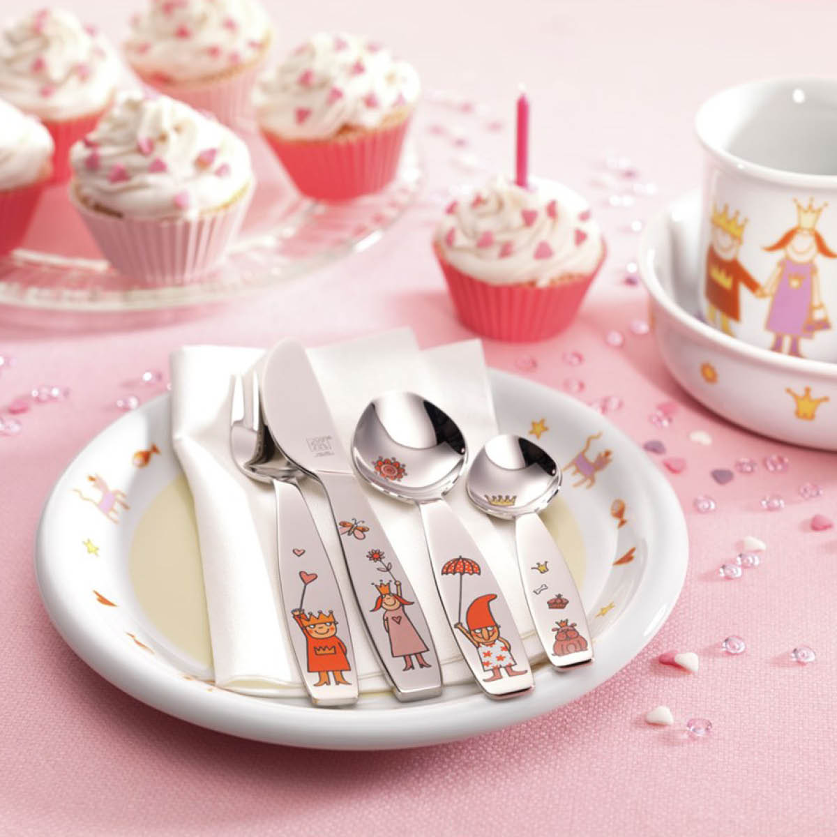 Barnbestick 4 delar Princess Emelie