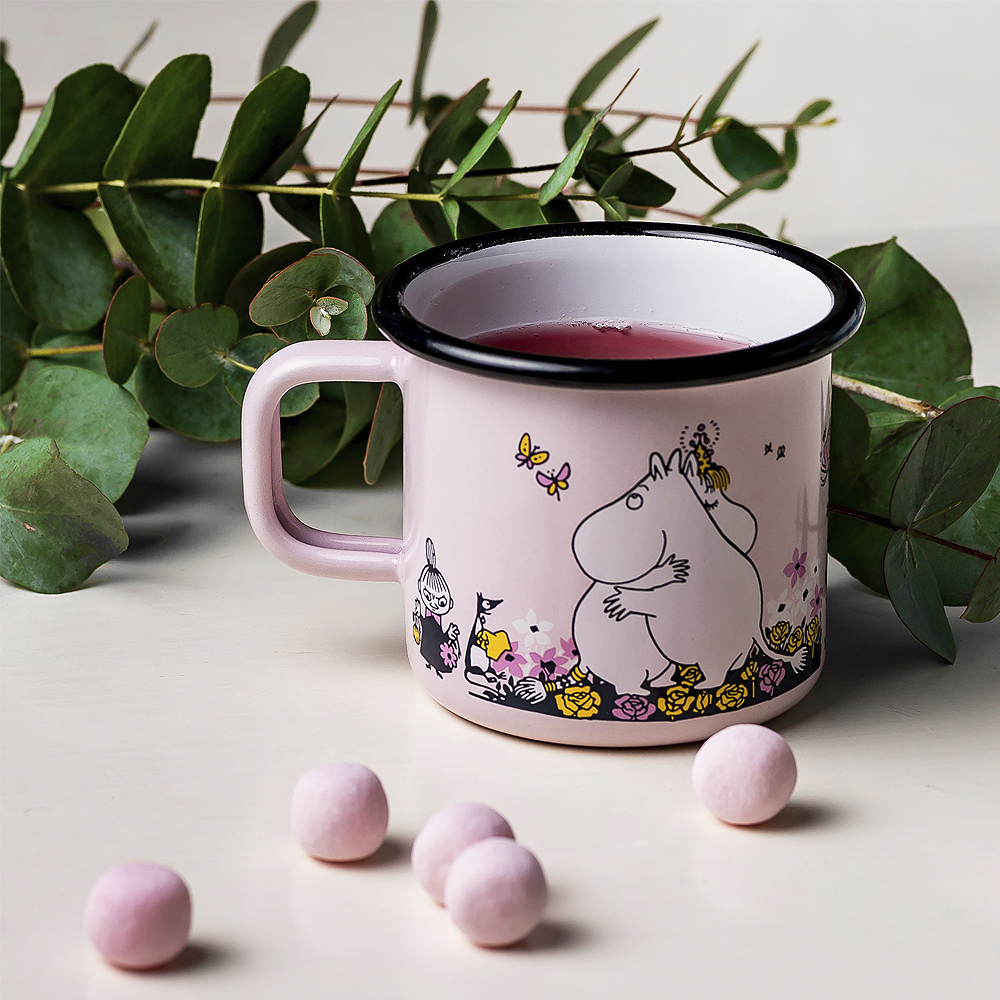Mumin Emaljmugg Krama Mig 37 cl Rosa