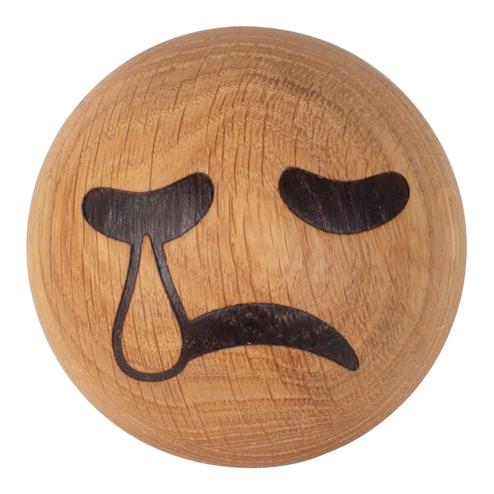 Emojiboll Ek 7 cm Sad