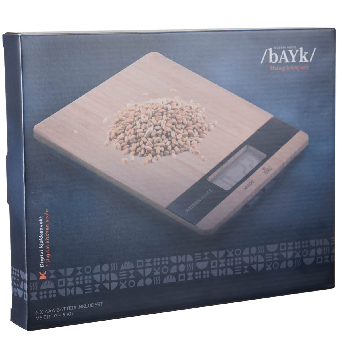 bAYk Köksvåg Bambu Natur