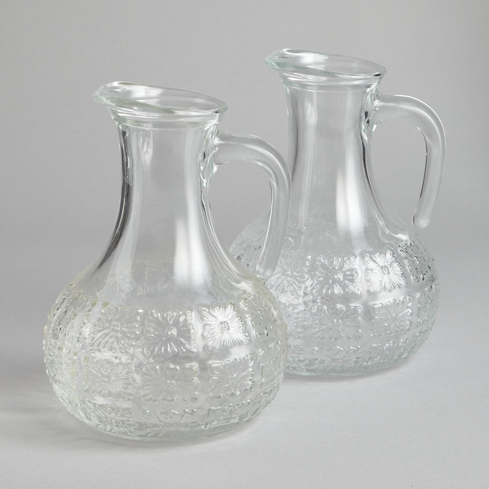 SÅLD Kannor med Reliefmönster 2 st