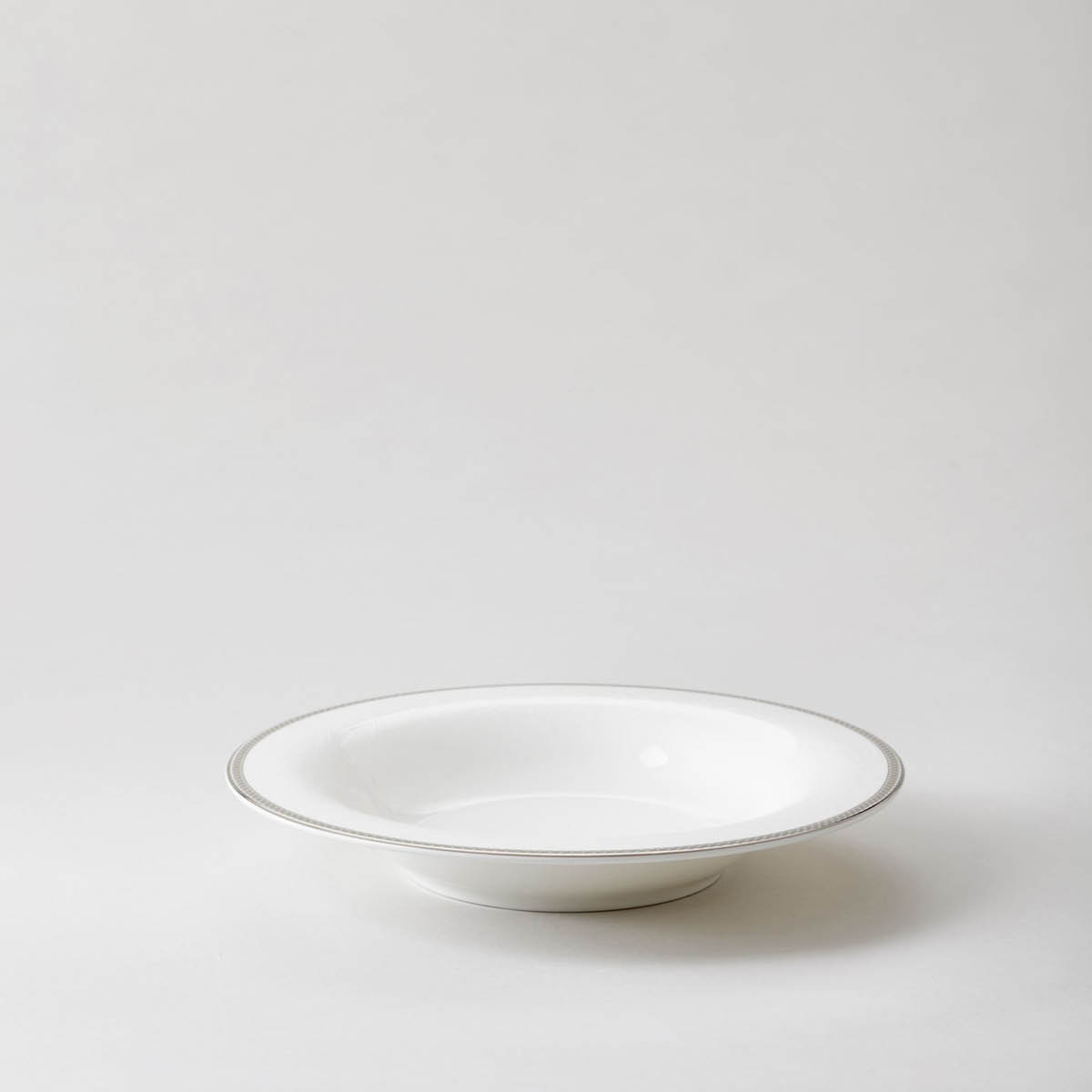 Silver Paisley Djup tallrik 23,5 cm Vit