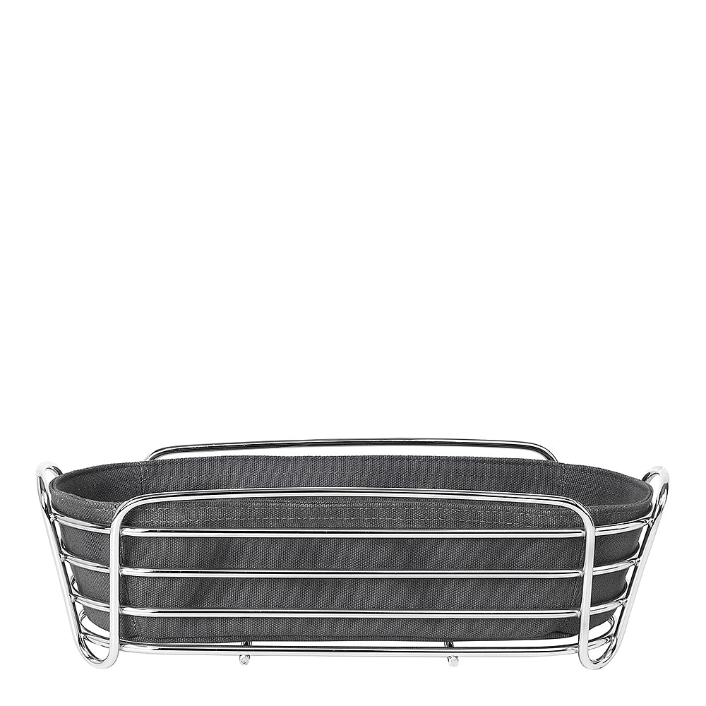 Delara Brödkorg Oval 32x14 cm Magnet Grey