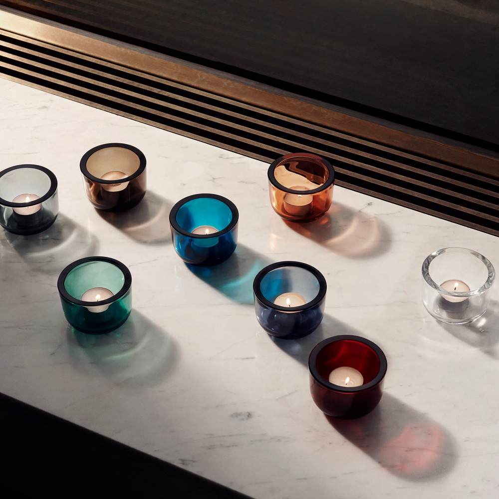 Valkea Ljuslykta 6 cm Pomerans