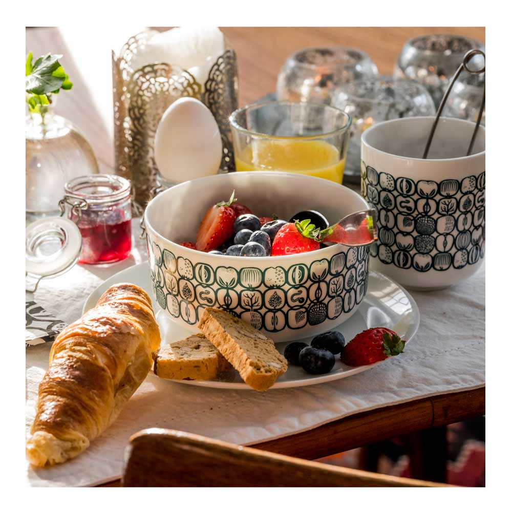 Frukostskål 12,3 cm Grön