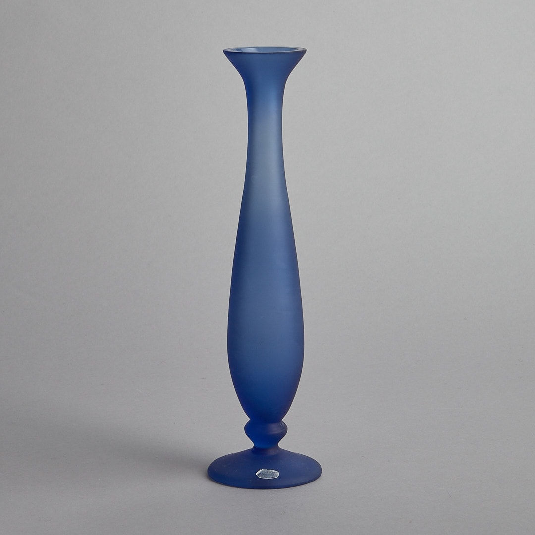 Blå Tulpanformad vas