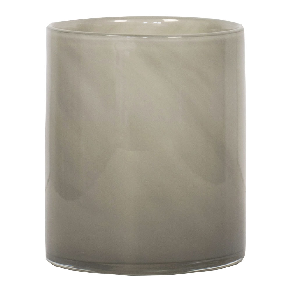 Lyric Ljuslykta Glas 12x14 cm Varm Grå