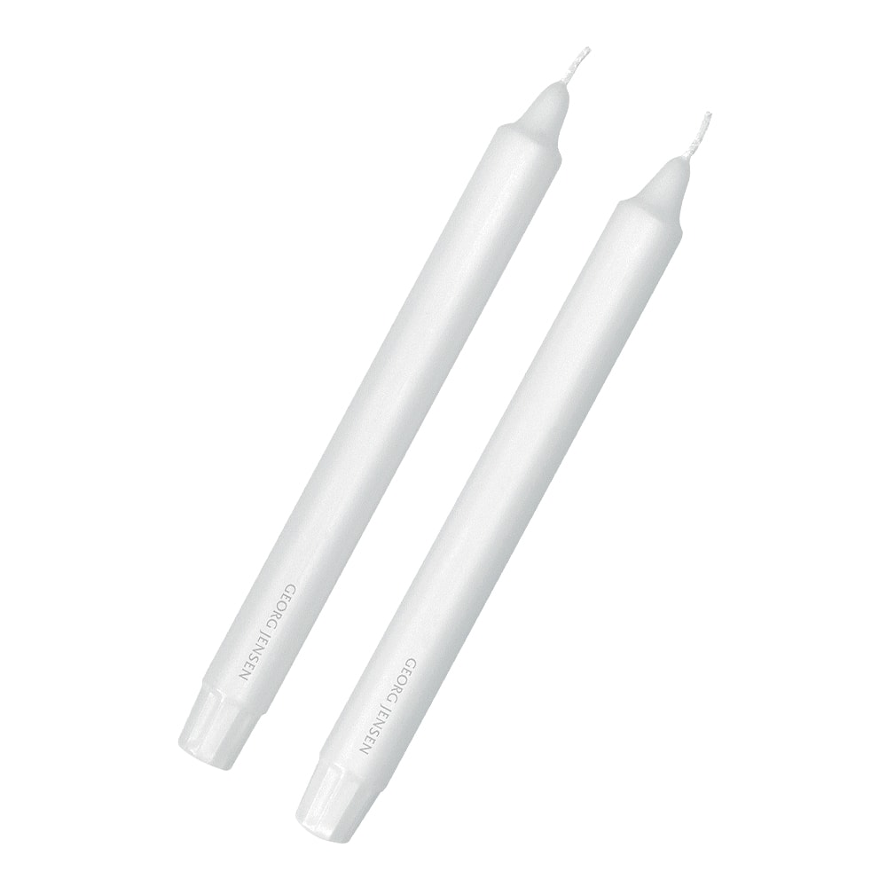 Ljus 24 cm 2-pack Vit