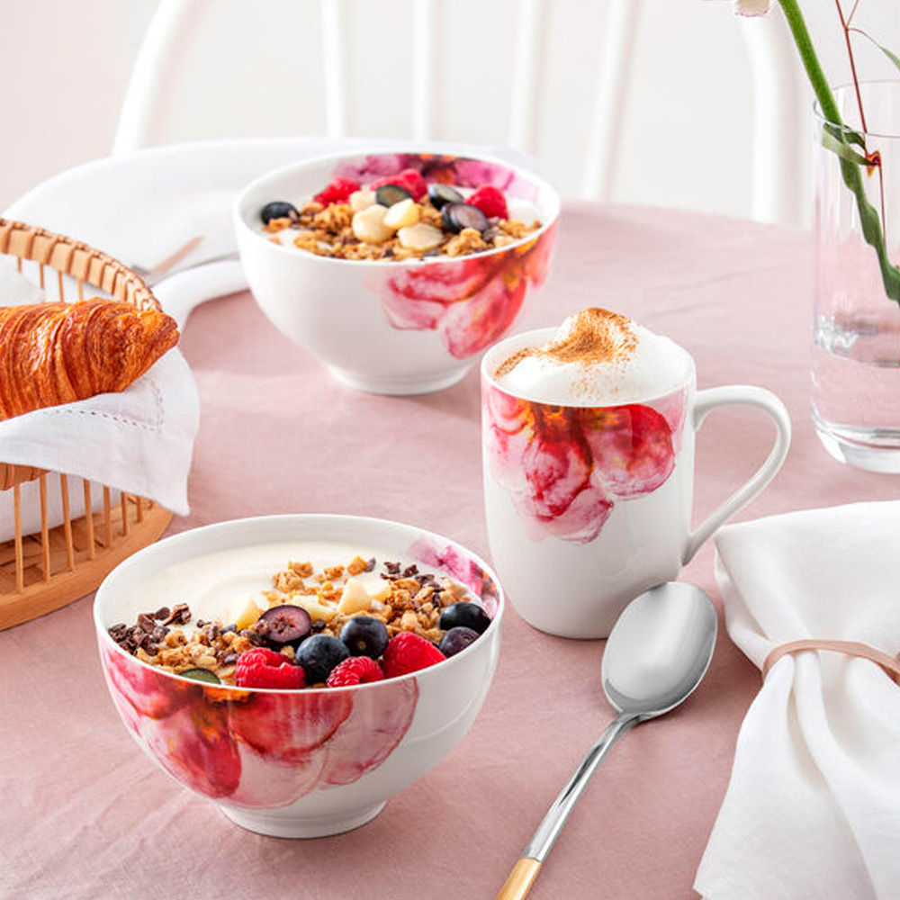 Rose Garden Skål 14 cm Vit