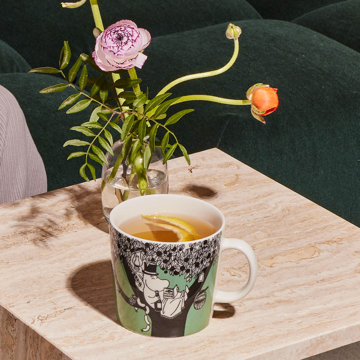 Muminmugg 40 cl Grön