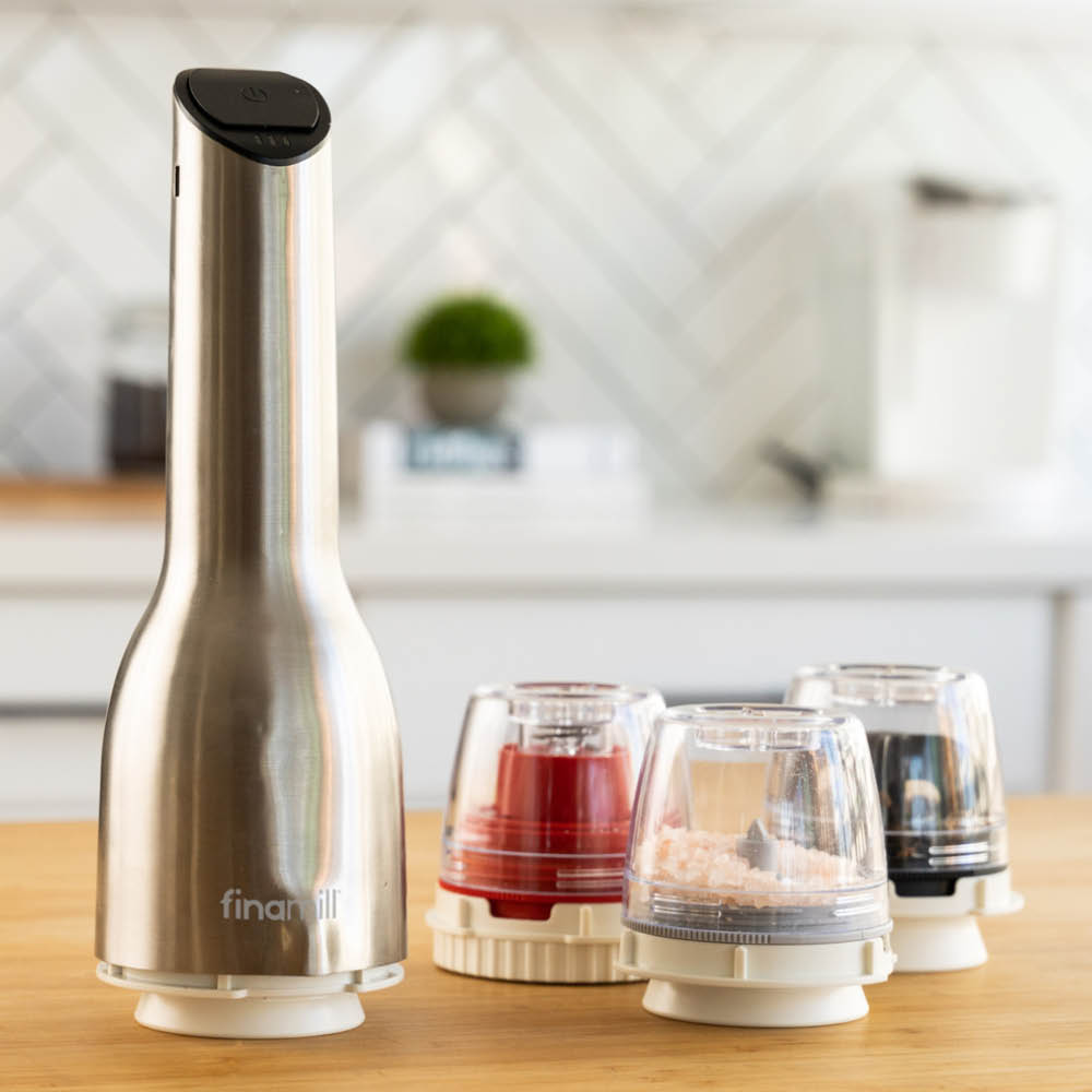 Uppladdningsbar Kvarn 22,7 cm Rostfritt stål