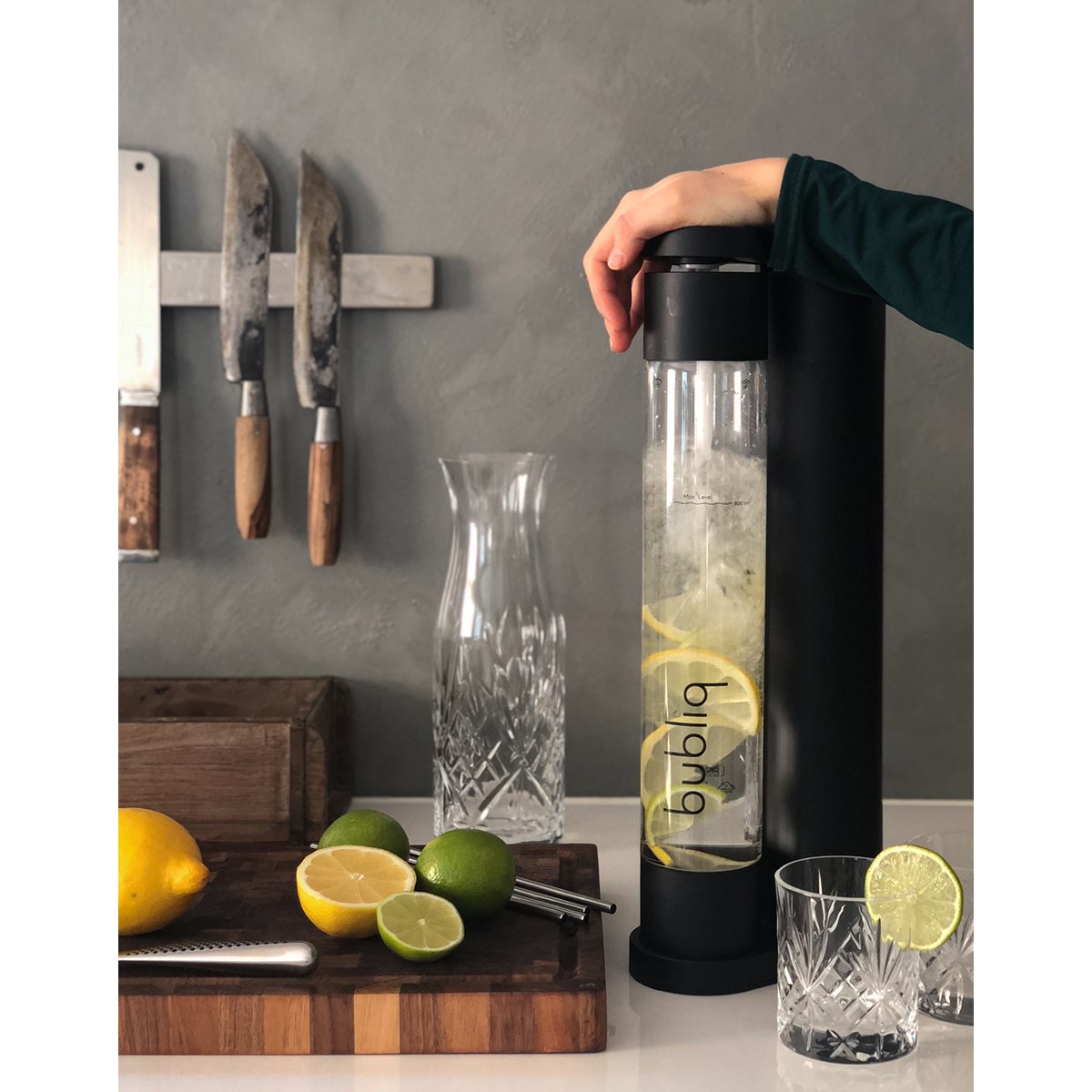 Kolsyremaskin Mattsvart