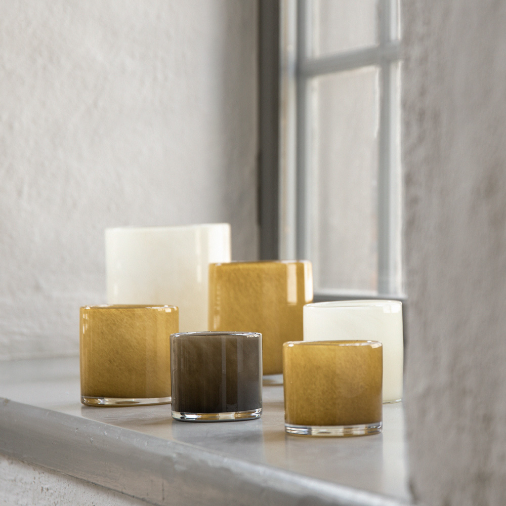 Lyric ljuslykta 8x8 cm Ginger