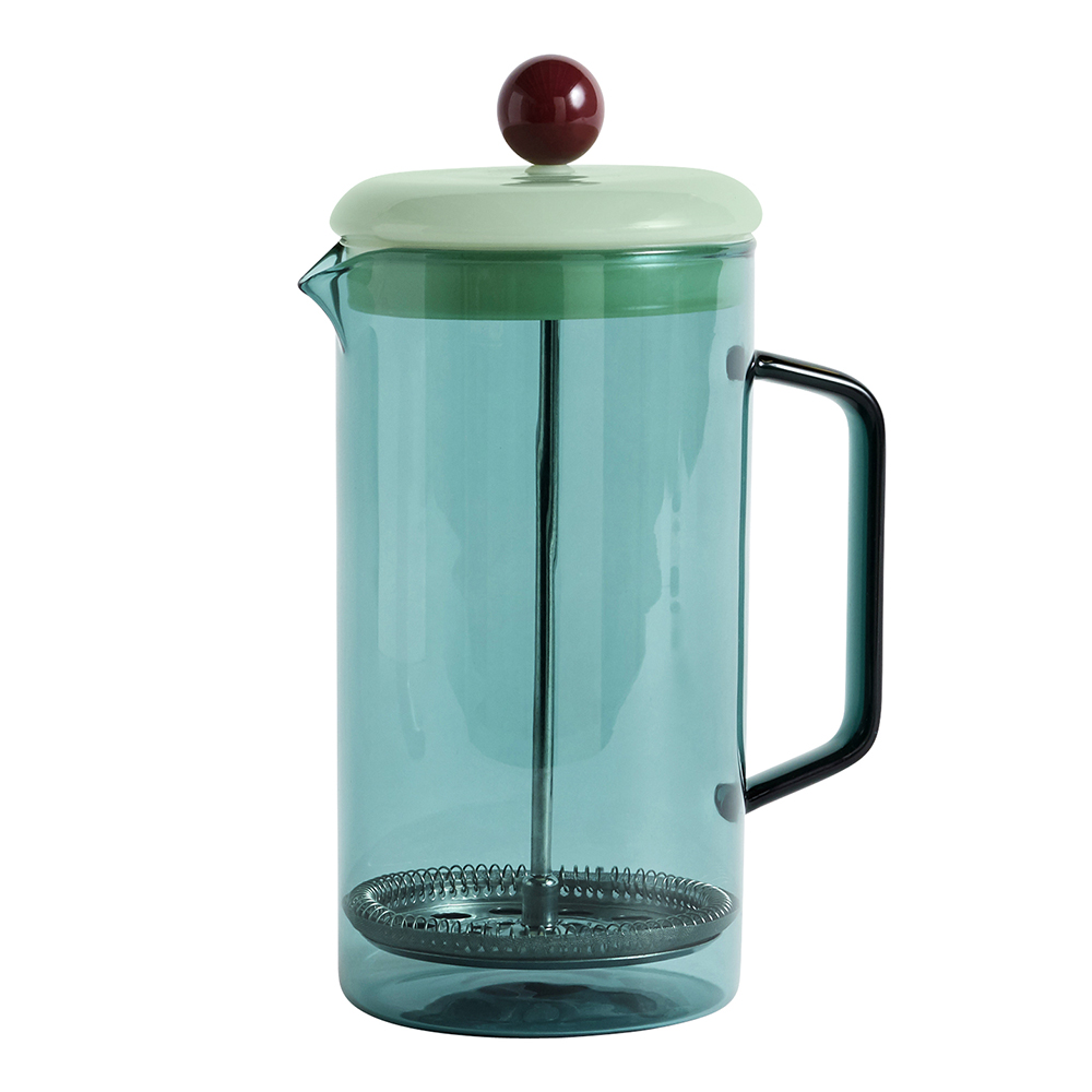 Sowden Borosilikat Pressobryggare 1 L Turkos/Grön