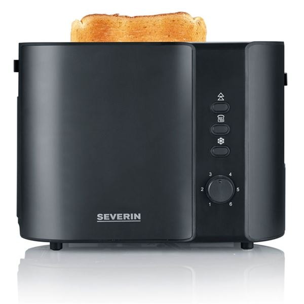 Brödröst 800W Matt Svart