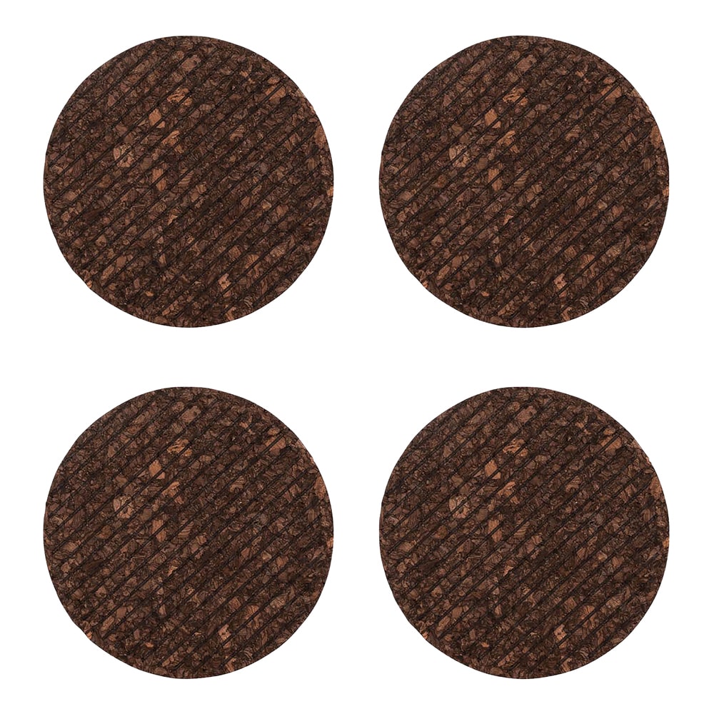 Dante Coasters 10cm 4-pack Brun