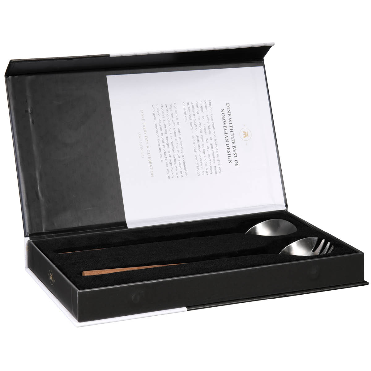 Era Salladsbestick 2 delar Brun