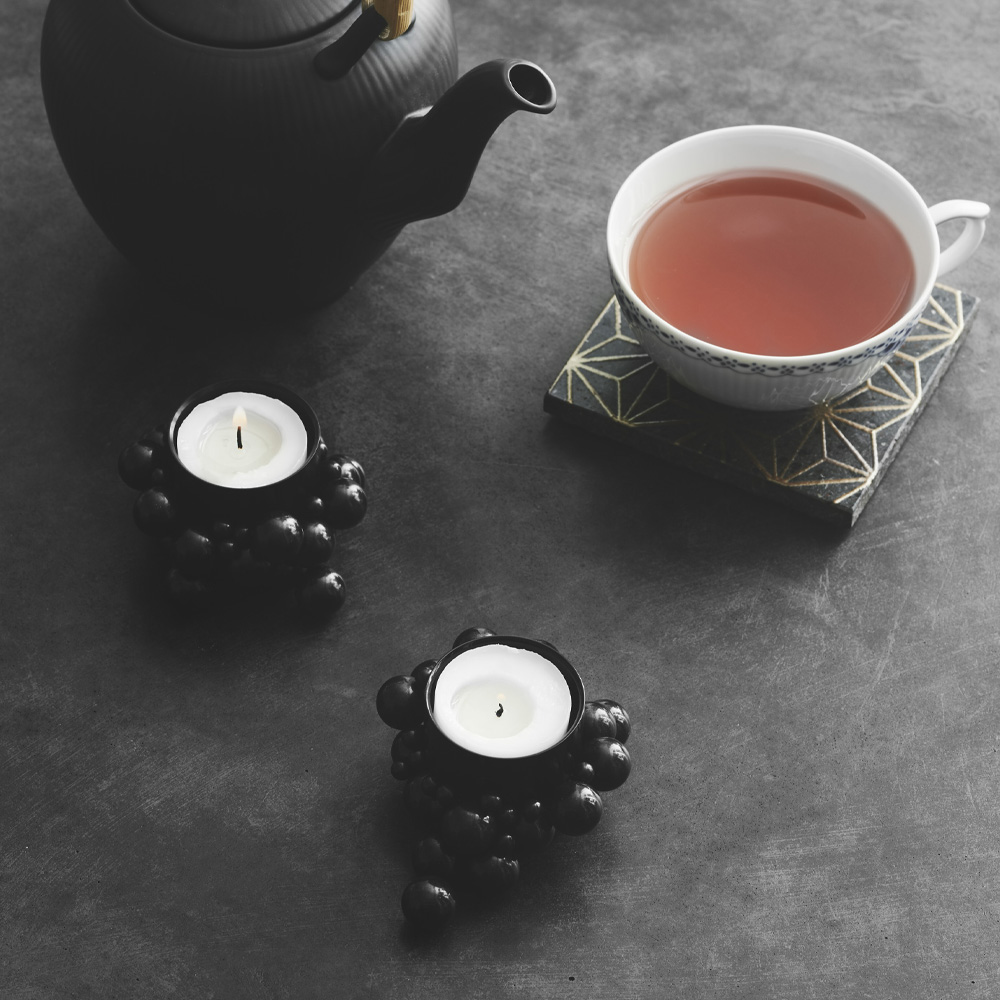 Molekyl Värmeljus Magnetkulor 4,3 cm Svart