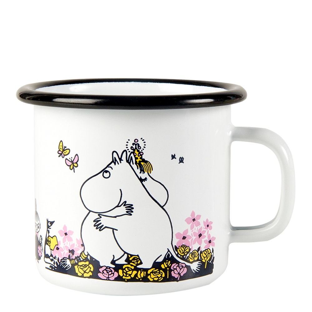 Mumin Emaljmugg Krama Mig 25 cl Vit