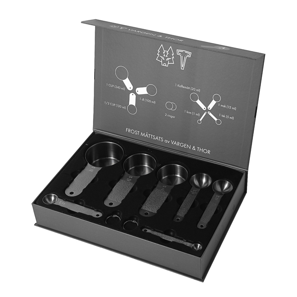 Frost Måttsats 7 delar Svart