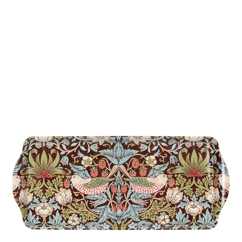 Strawberry Thief Smörgåsbricka 16,5x38,5 cm Brun