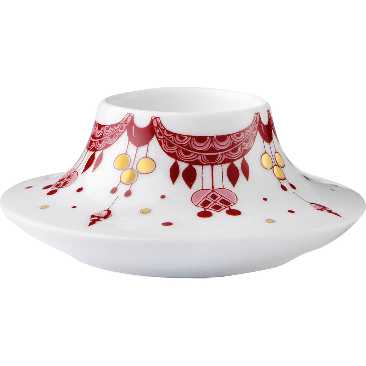 Guirlande Ljusstake 12,5 cm Röd