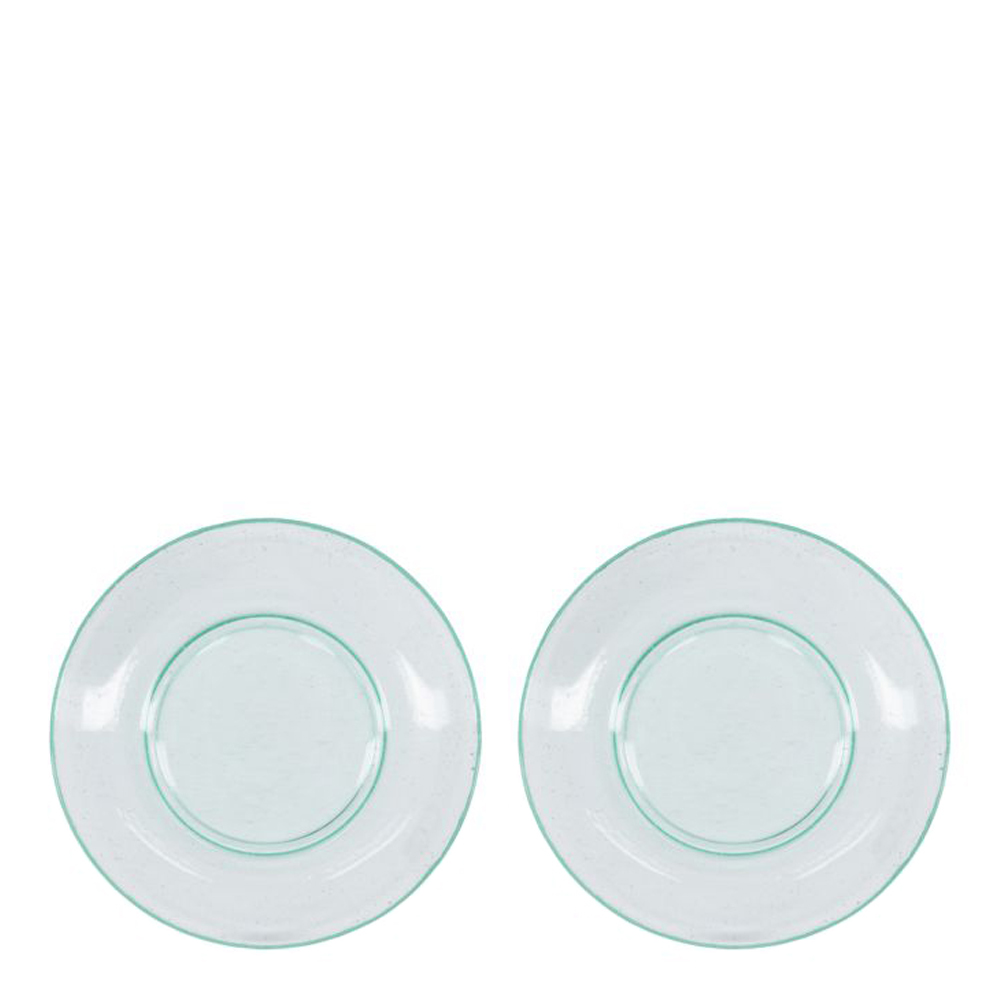 Rain Tallrik 21 cm 2-pack Klar