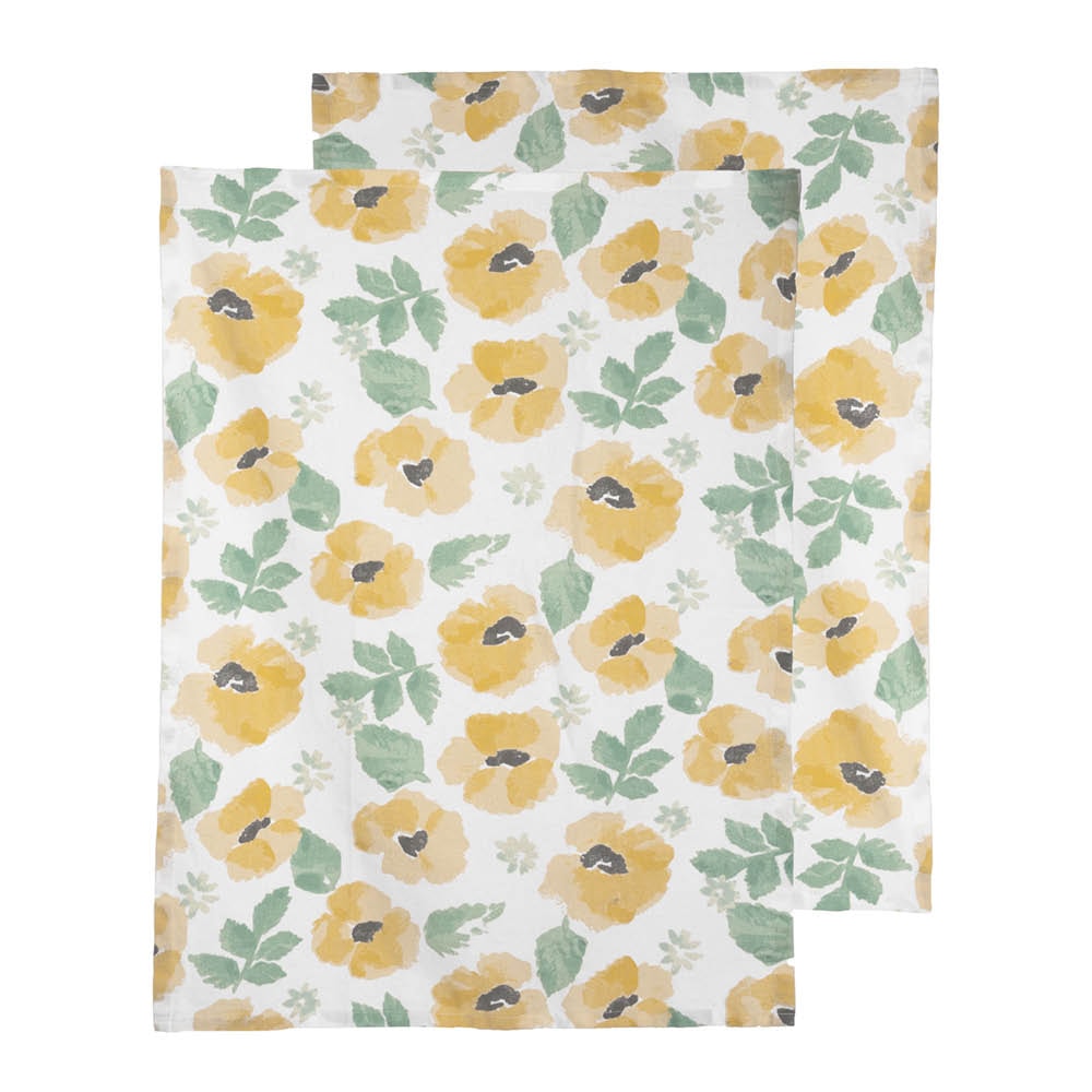 Eden Kökshandduk 50x70 cm 2-pack Gul