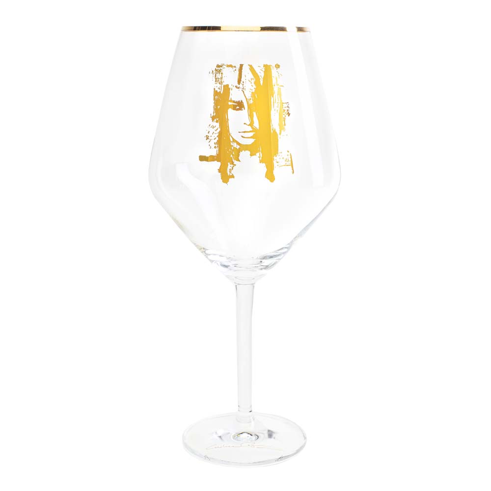 Rödvinsglas Wild Woman Gold 75 cl