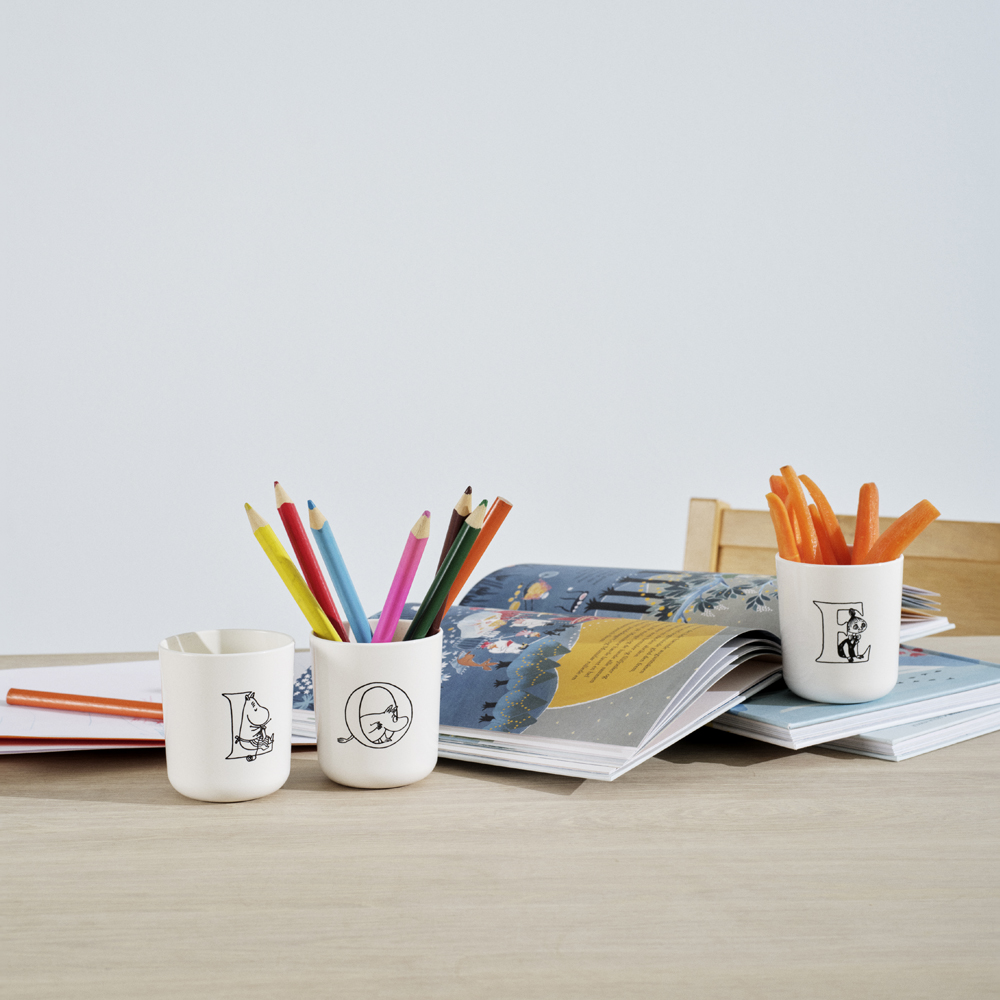 Moomin ABC Mugg 20 cl O Vit