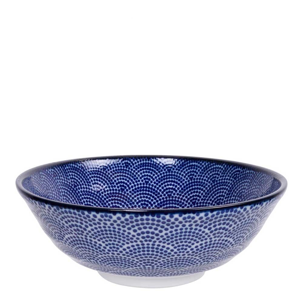 Nippon Blue Soba Skål Dots