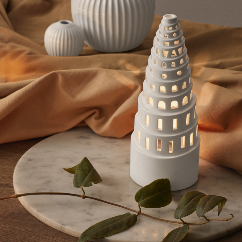 Urbania Ljuslykta High Tower 22,5 cm Vit