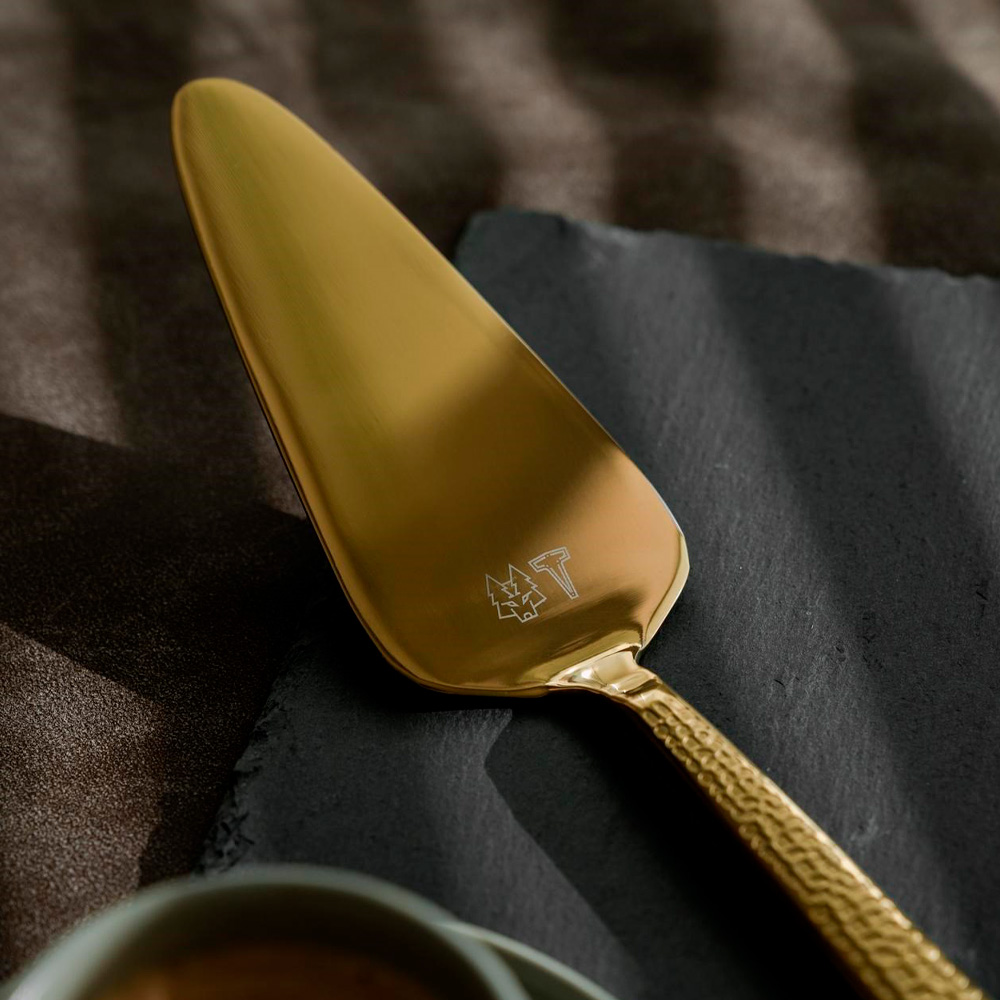 Frost Tårtspade 24 cm Mässing