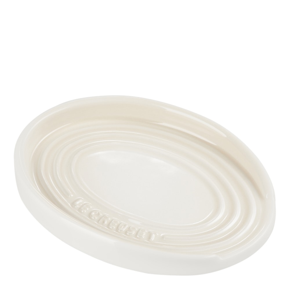 Le Creuset Oval grytskedshållare 15 cm Meringue