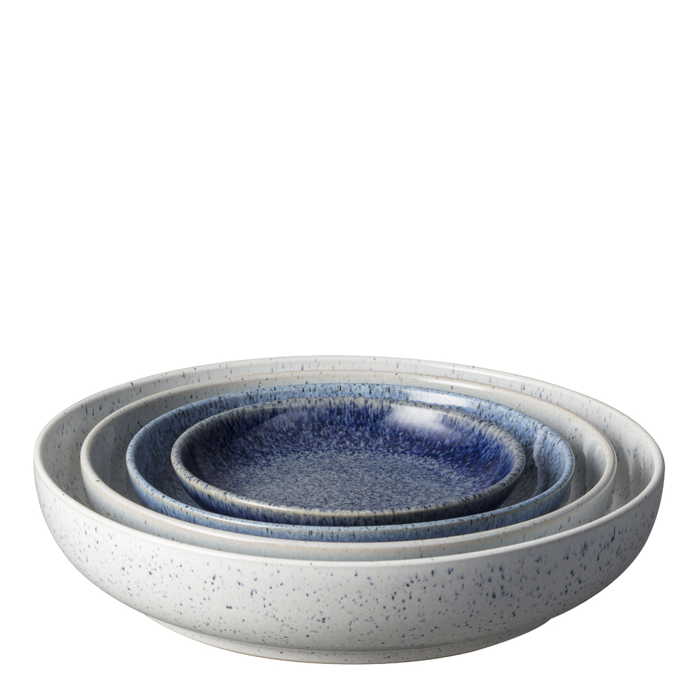 Studio Serveringssk&aring;l 4-pack Bl&aring;