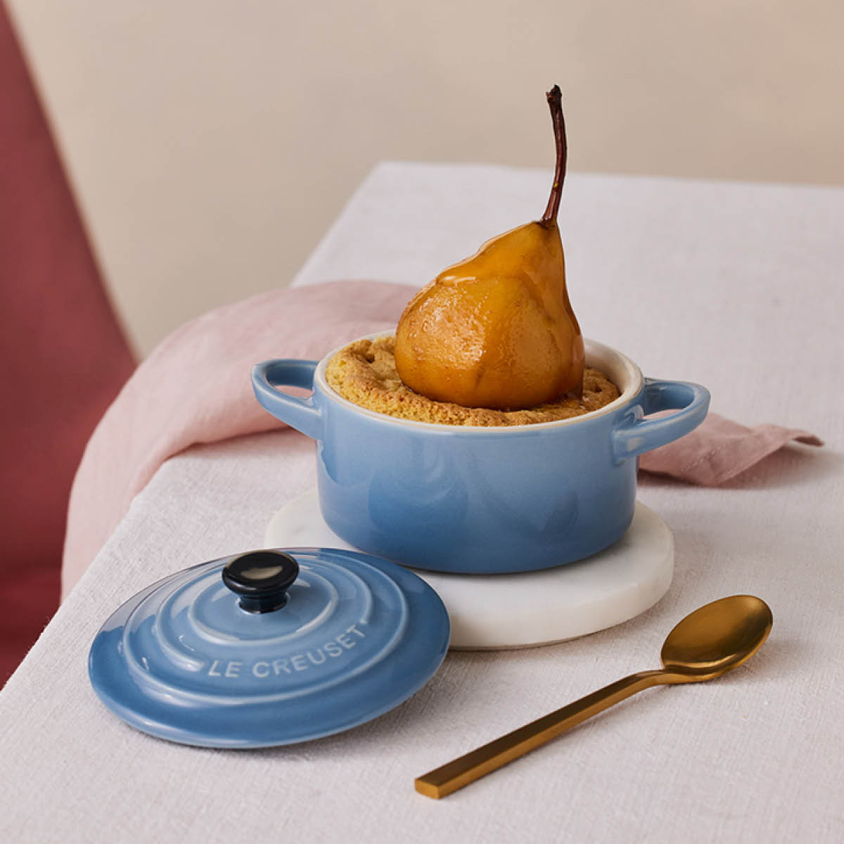 Minigryta Stengods 0,25 L Chambray