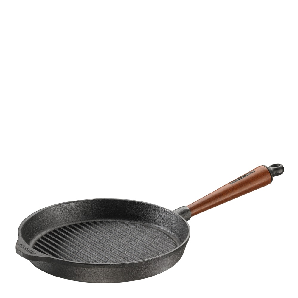 Traditional Grillpanna med trähandtag 25 cm