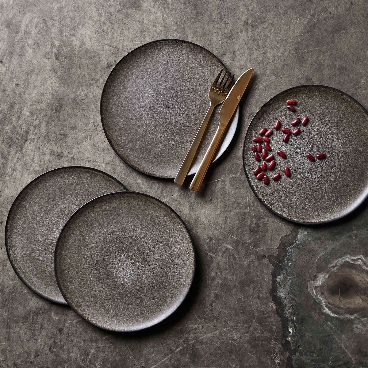 Raw Tallrik 23 cm Brun